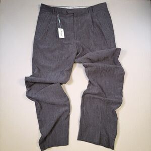 NWT ST. CROIX Men's Grey Corduroy Pants Trousers Sz 42R MADE IN ITALY Wool Blend